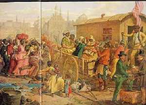 'After the Sale: Slaves going South' by Eyre Crowe (1853)