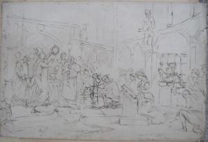 'Louis XI at St Chapelle, Paris' by Eyre Crowe (c.1855)