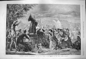 'Whitefield Preaching in Moorfields, A.D. 1742' by Eyre Crowe (1865)