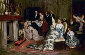 'Forfeits' by Eyre Crowe A.R.A. (1880)