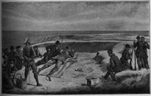 'A Rifle Match - at Dunnottar, N.B.' by Eyre Crowe A.R.A. (1890)