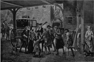 'The Doles of Montreuil' by Eyre Crowe A.R.A. (1901)