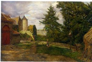 'The Poultry Yard' by Eyre Crowe (1900)