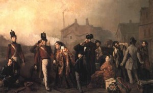 'The New Recruit' by Eyre Crowe (n.d.)