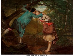 Landscape-with-stream-and-figures_Courting