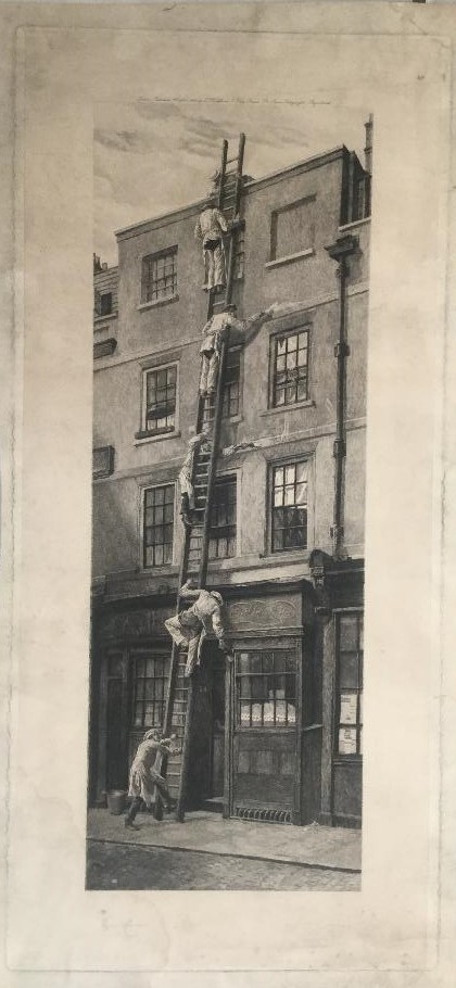 Engraving of 'Brothers of the Brush' (1873) by Eyre Crowe