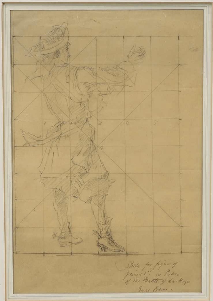 James II at La Hogue study